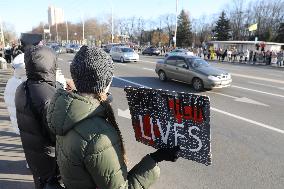 Dont Be Silent! Captivity Kills rally in Kyiv